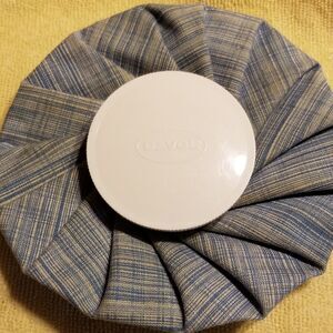 Vintage Davol ice bag blue and gray pattern